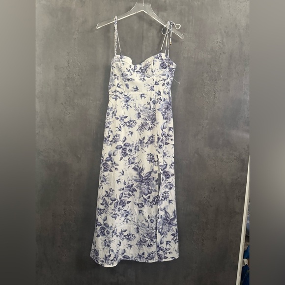 PETAL & PUP AZELIA DRESS - BLUE FLORAL SIZE 8 B2903 - Picture 2 of 7